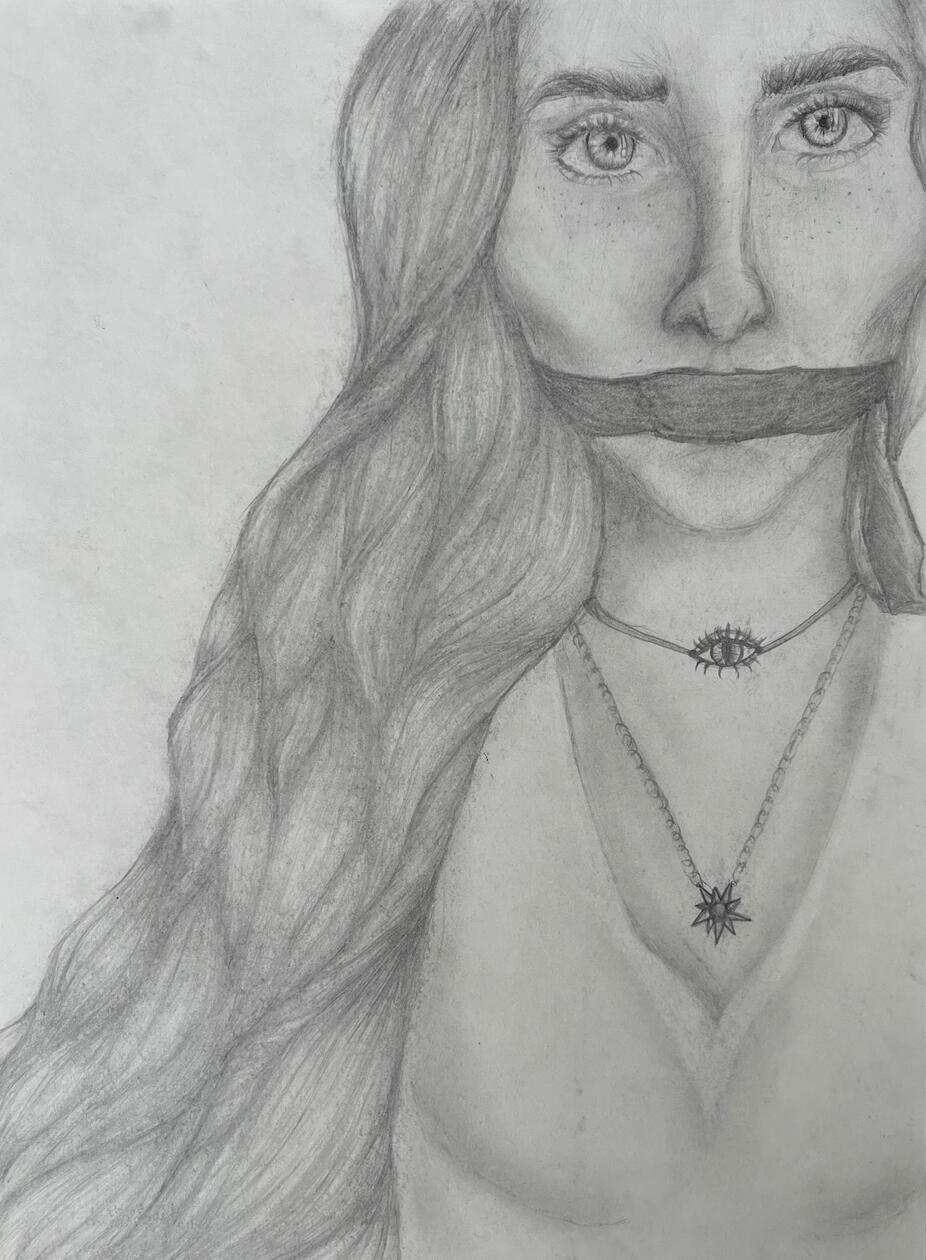 Symbols in Silence, 2018. Graphite on paper