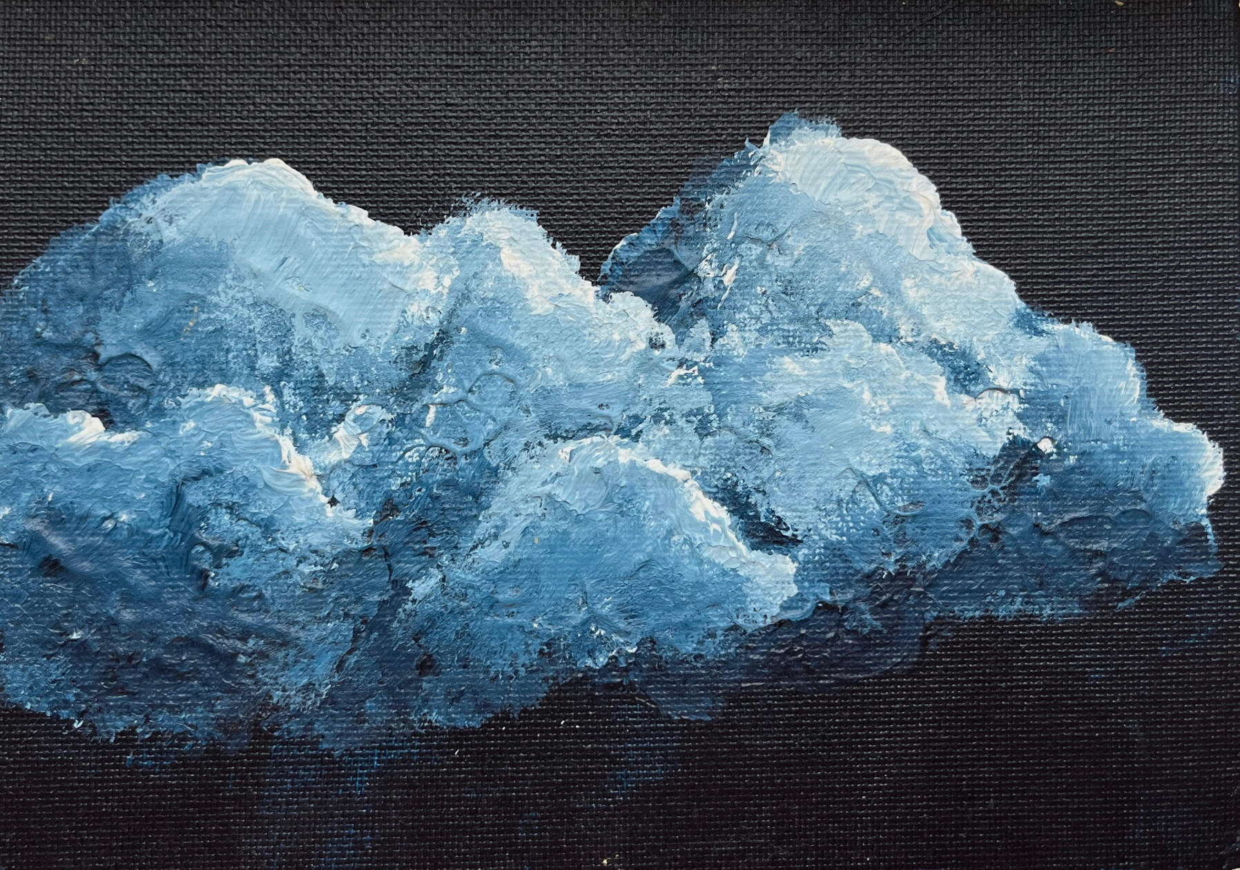 Atmospheric Texture Study, 2018. Acrylic on canvas